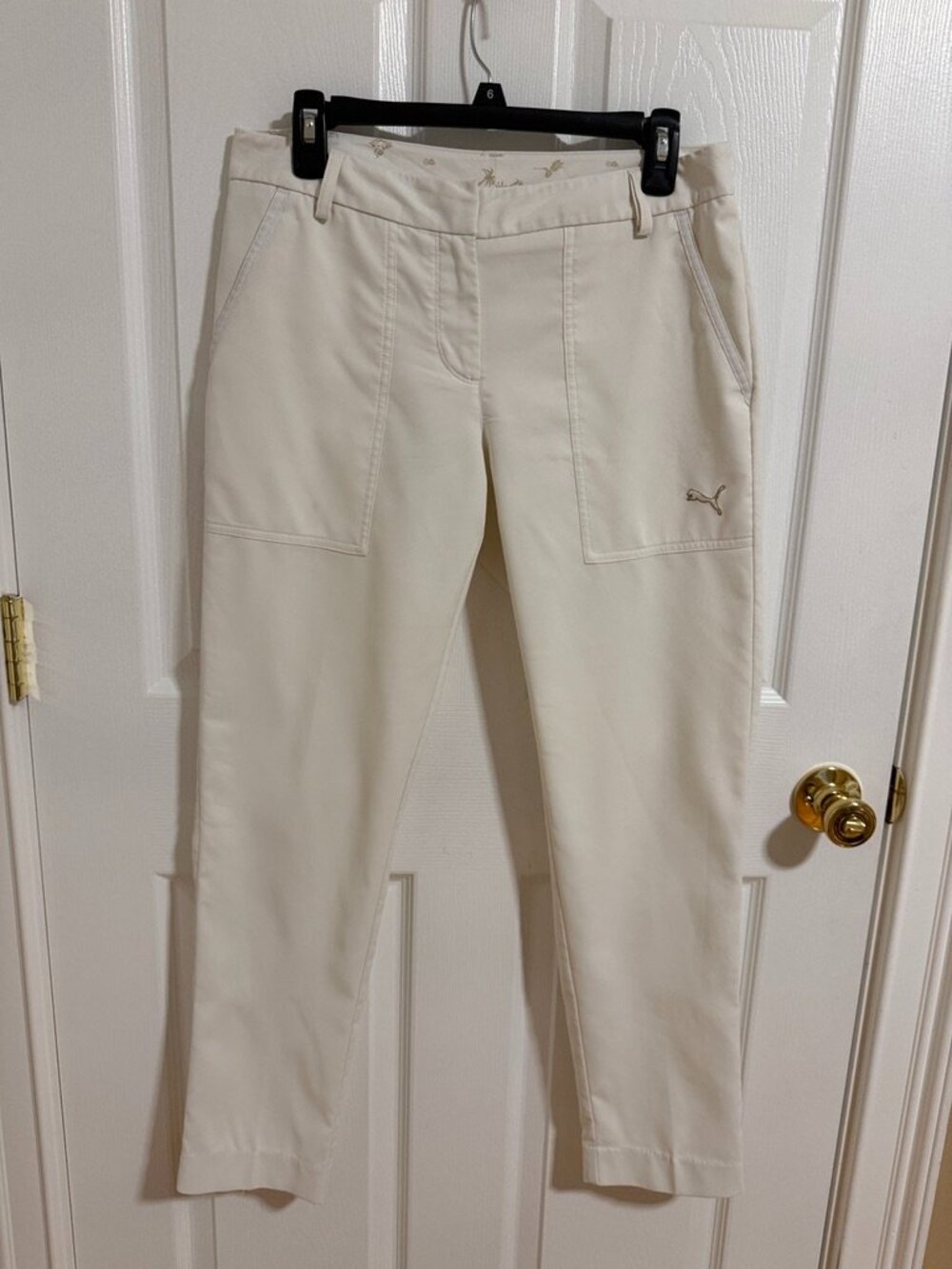 Women's Size 4 White Puma Golf Pants